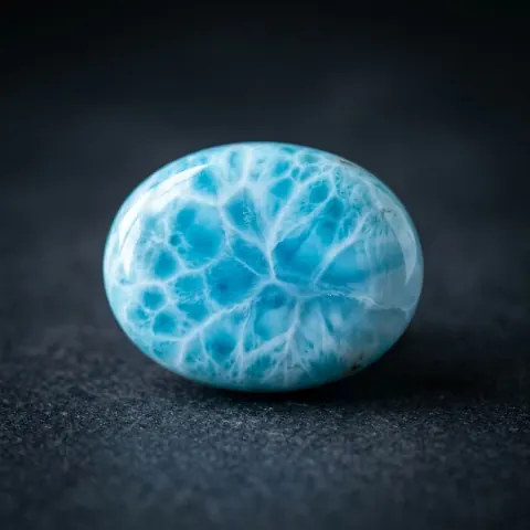 Larimar, loose stone